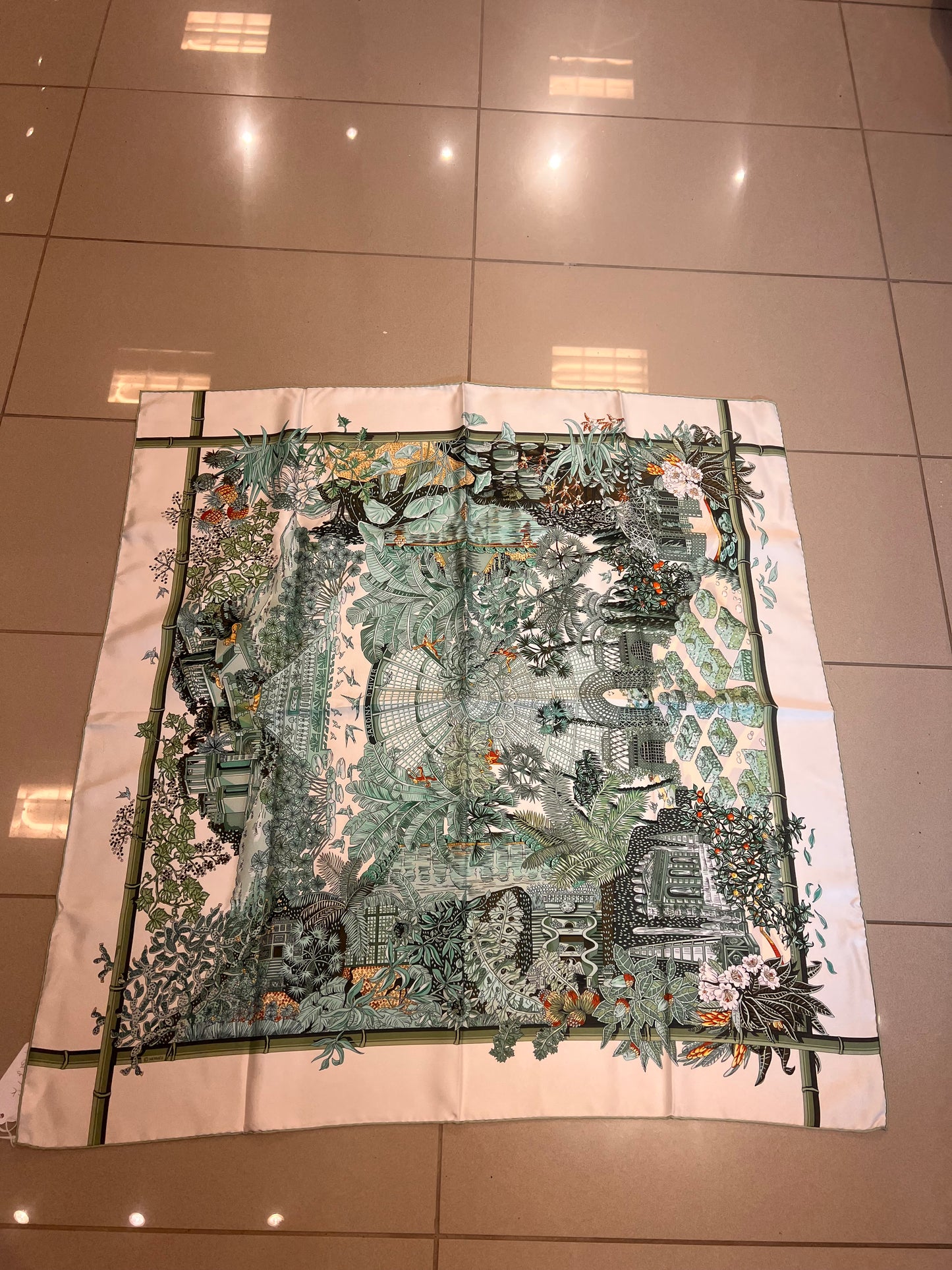 Hermès Jardins Scarf